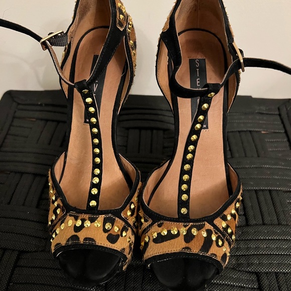 STEVEN animal print platform shoes - Picture 2 of 4